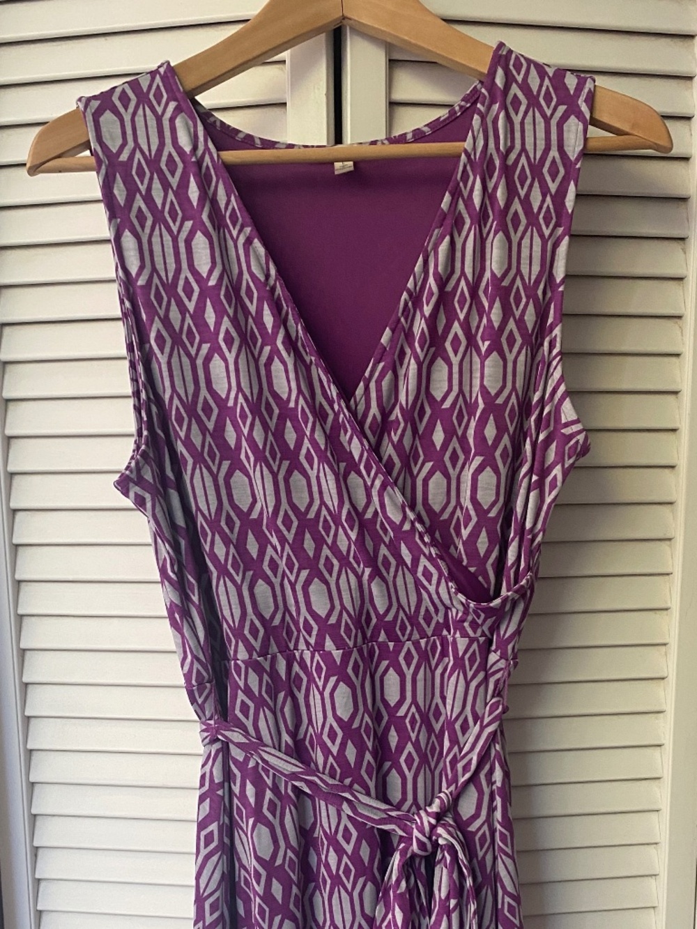 Purple and White Large Hawthorn dress